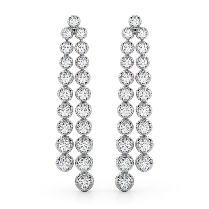 4 1/2 ct tw Lab Diamond Lab Grown Diamond Earrings