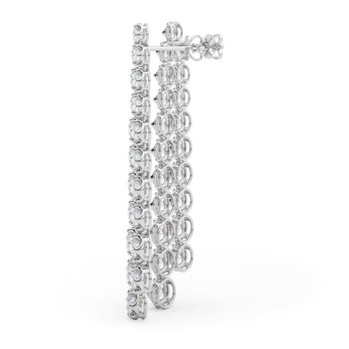 4 1/2 ct tw Lab Diamond Lab Grown Diamond Earrings