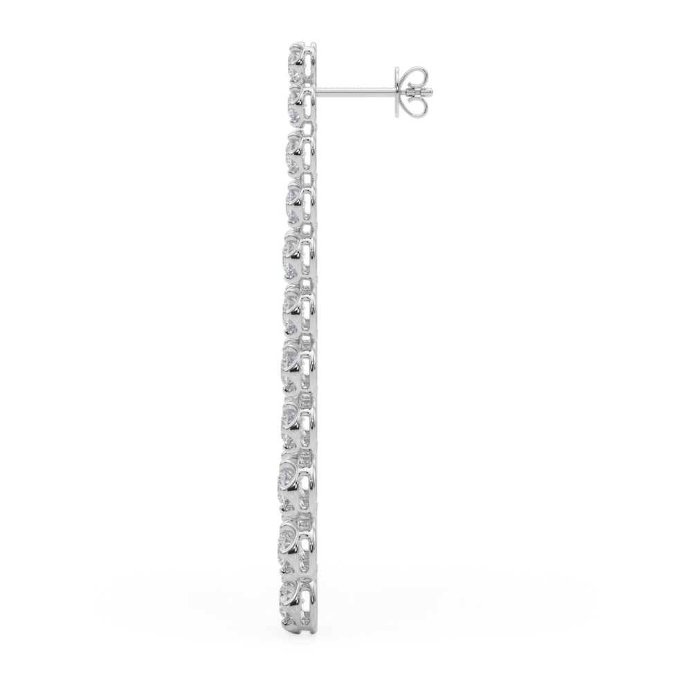4 1/2 ct tw Lab Diamond Lab Grown Diamond Earrings