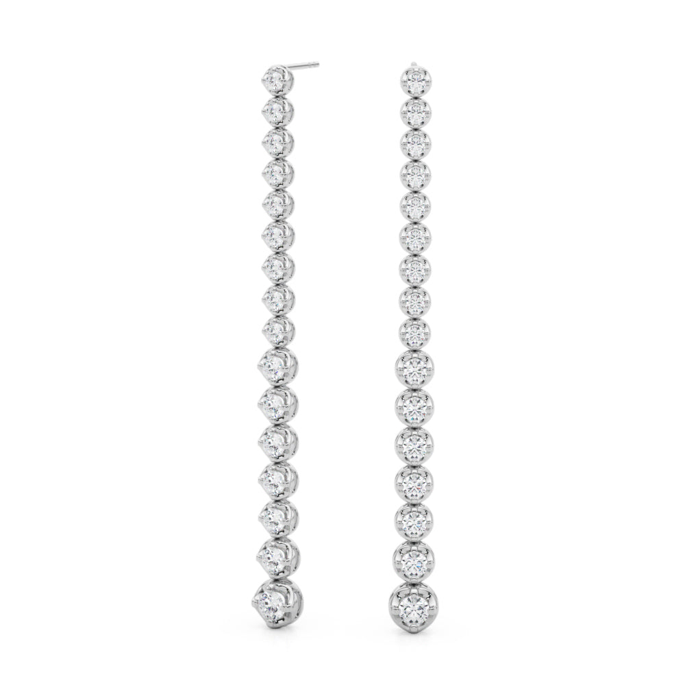 3 1/5 ct tw Lab Diamond Lab Grown Diamond Earrings