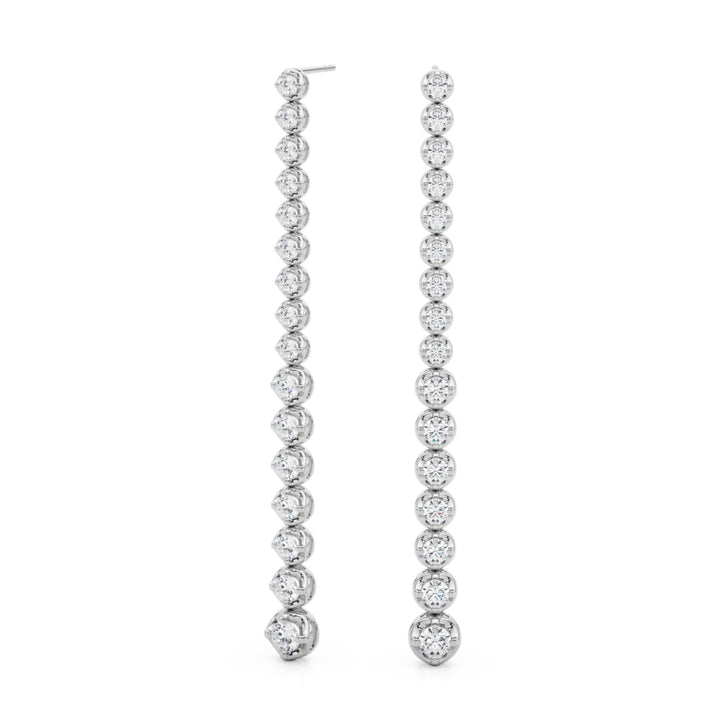 3 1/5 ct tw Lab Diamond Lab Grown Diamond Earrings