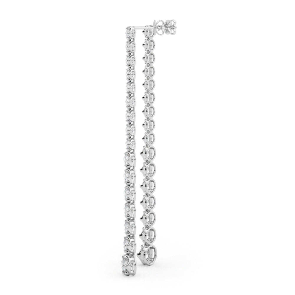 3 1/5 ct tw Lab Diamond Lab Grown Diamond Earrings
