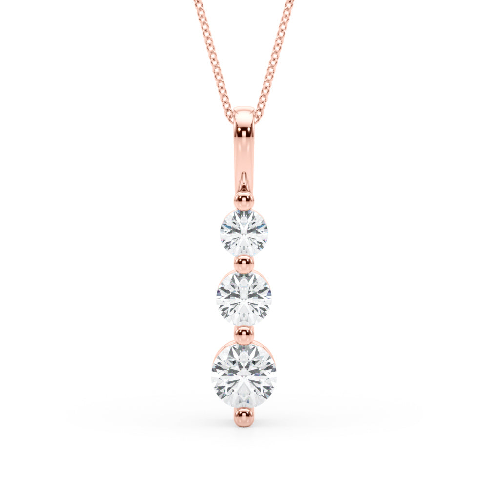 2 ct tw Lab Diamond Lab Grown Diamond Necklace