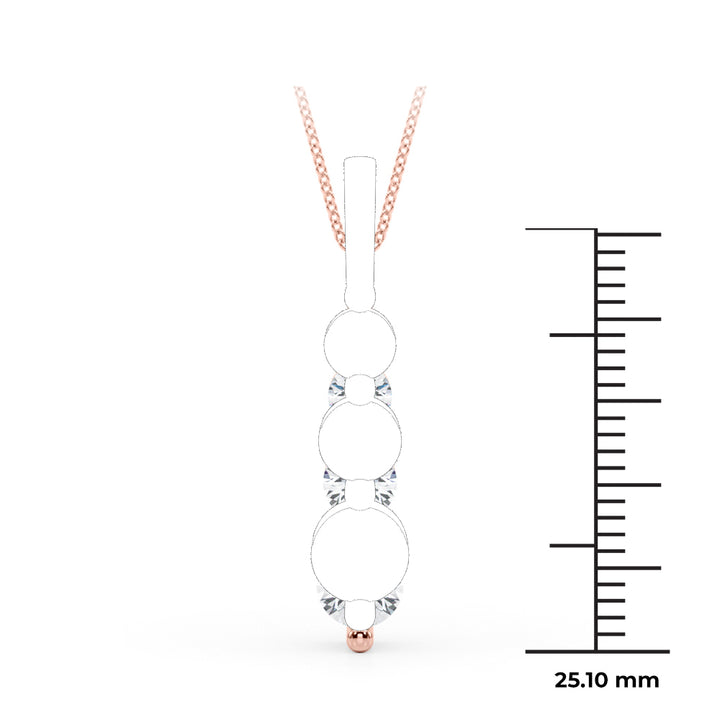 2 ct tw Lab Diamond Lab Grown Diamond Necklace