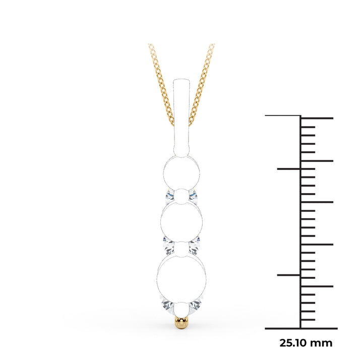2 ct tw Lab Diamond Lab Grown Diamond Necklace