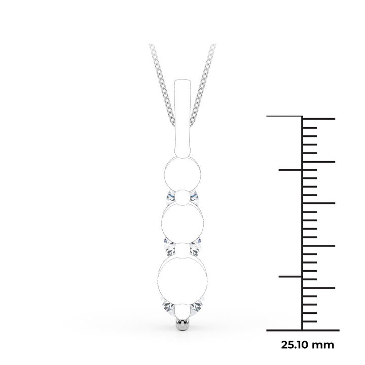 2 ct tw Lab Diamond Lab Grown Diamond Necklace