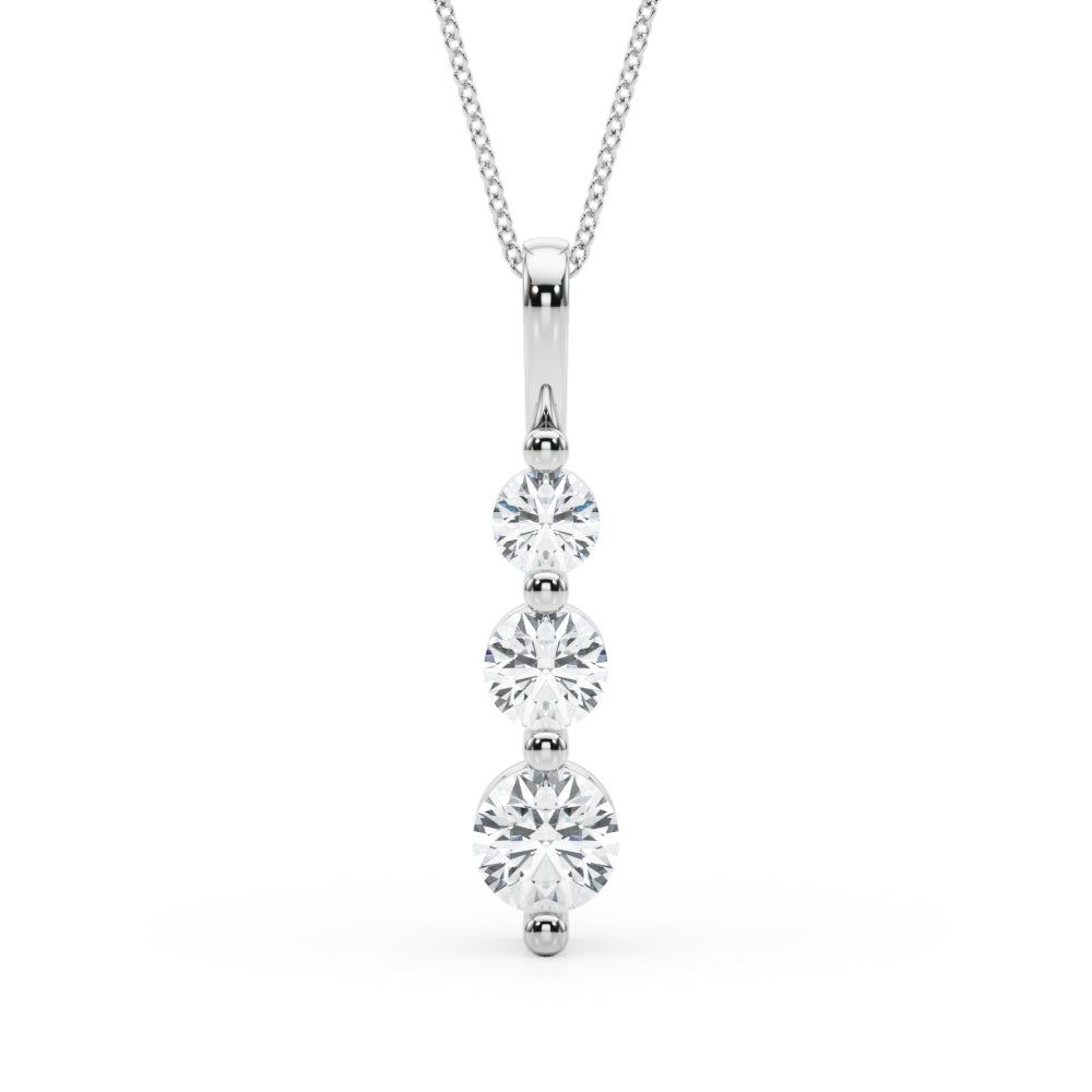 2 ct tw Lab Diamond Lab Grown Diamond Necklace