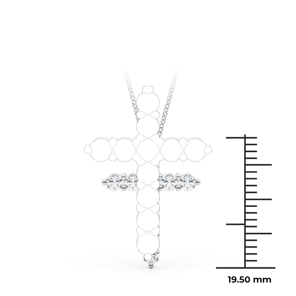3/4 ct tw Lab Diamond Lab Grown Diamond Necklace