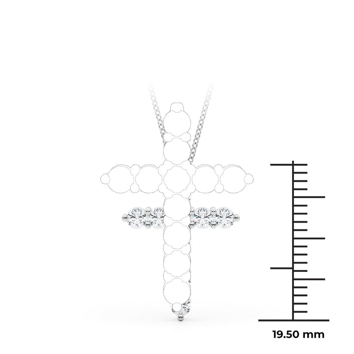 1 5/8 ct tw Lab Diamond Lab Grown Diamond Necklace