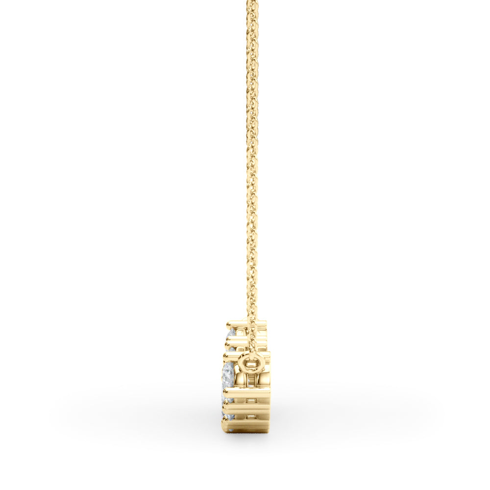 7/8 ct tw Lab Diamond Lab Grown Diamond Necklace