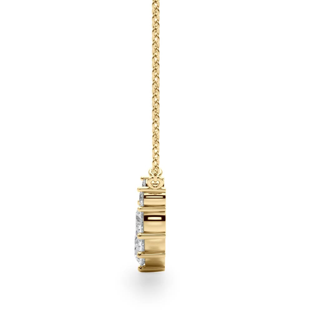 7/8 ct tw Lab Diamond Lab Grown Diamond Necklace