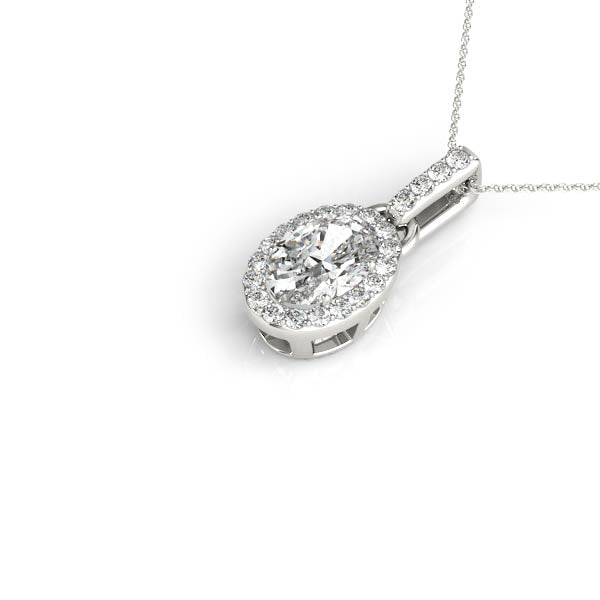 1/2 ct tw Lab Diamond Lab Grown Diamond Necklace