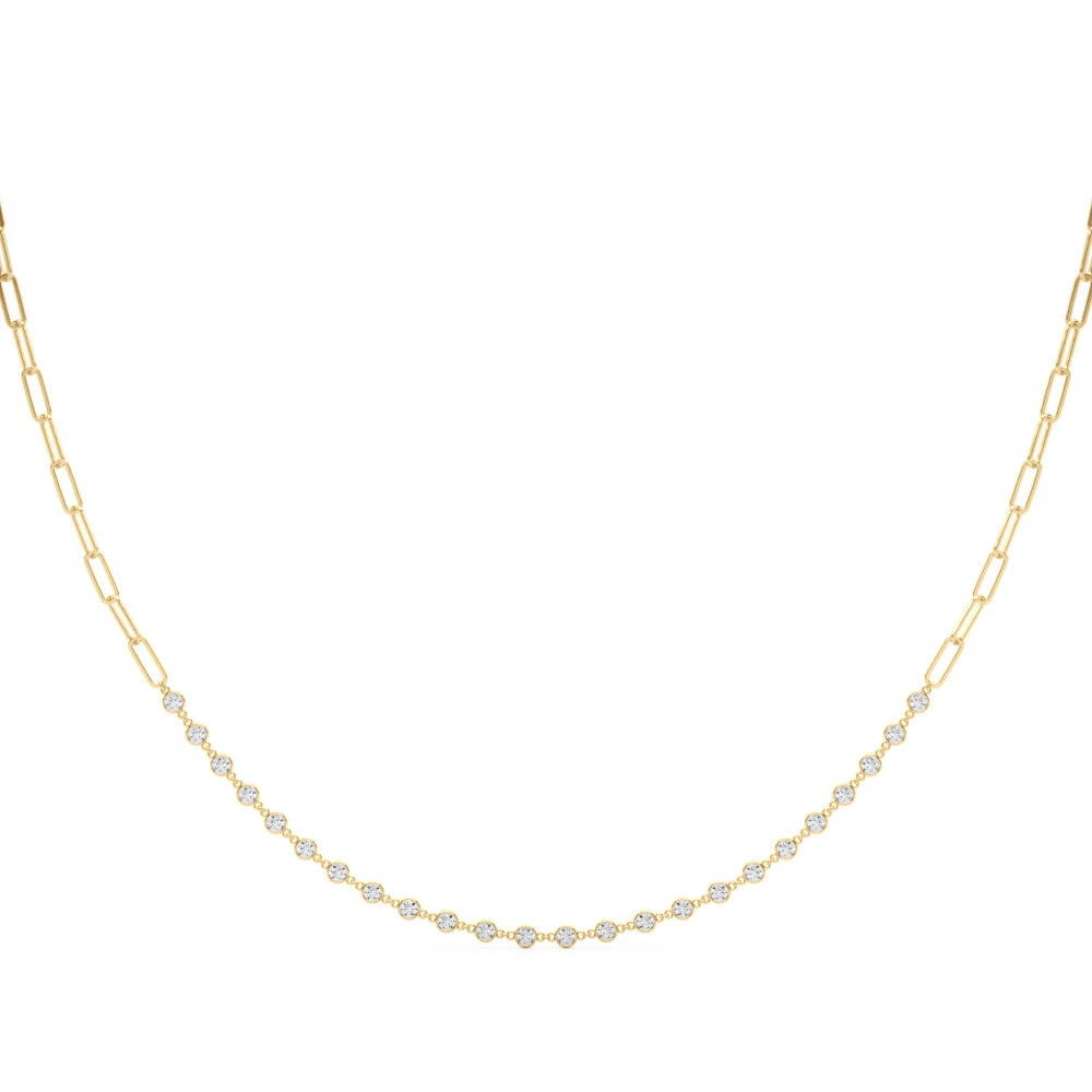 1 3/8 ct tw Lab Diamond Lab Grown Diamond Necklace