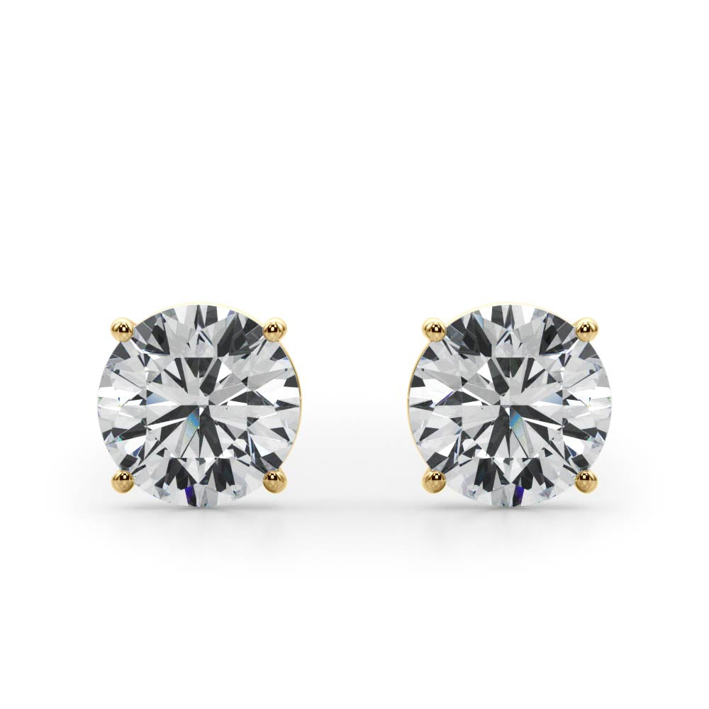 6 ct tw Lab Diamond (4 Cttw) 2Ct 4 Prong Wire Stud Earring
