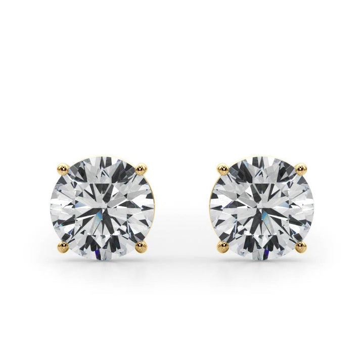 6 ct tw Lab Diamond (4 Cttw) 2Ct 4 Prong Wire Stud Earring