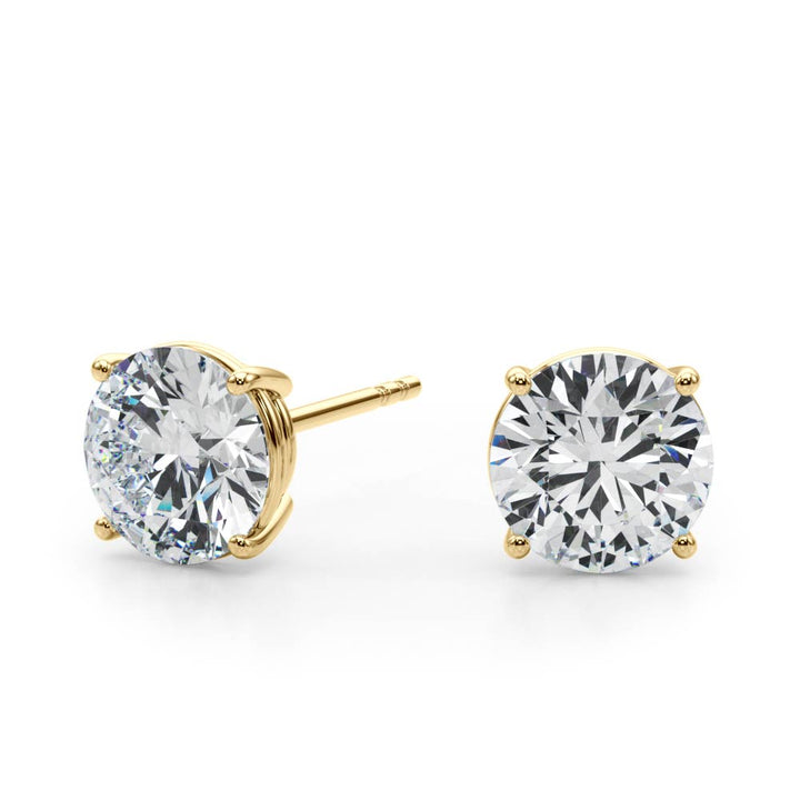 7 ct tw Lab Diamond (4 Cttw) 2Ct 4 Prong Wire Stud Earring
