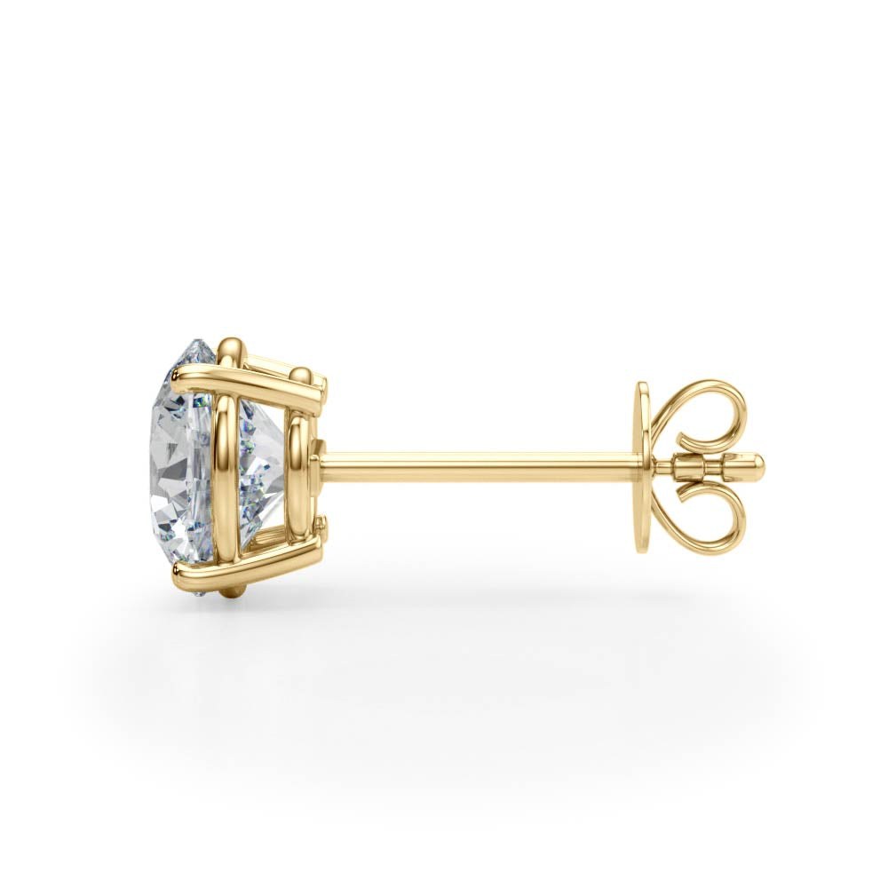 6 ct tw Lab Diamond (4 Cttw) 2Ct 4 Prong Wire Stud Earring