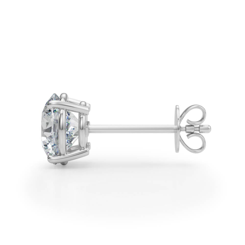 5 ct tw Lab Diamond (4 Cttw) 2Ct 4 Prong Wire Stud Earring