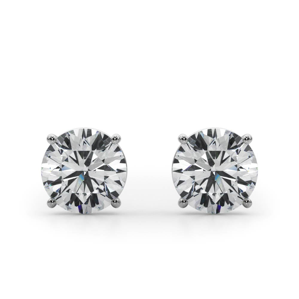 1/4 ct tw Lab Diamond (1/4 Cttw) 1/8Ct 4 Prong Wire Stud Earring