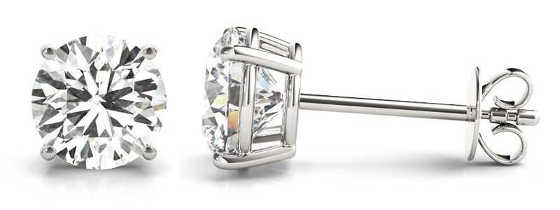 6 ct tw Lab Diamond (4 Cttw) 2Ct 4 Prong Wire Stud Earring