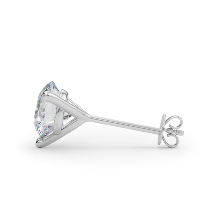 4 ct tw Lab Diamond (4 Cttw) 2Ct 3Prong Wire Stud Earring