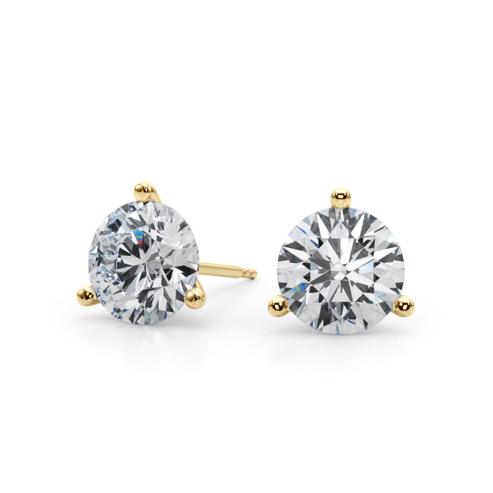 5 ct tw Lab Diamond (4 Cttw) 2Ct 3Prong Wire Stud Earring