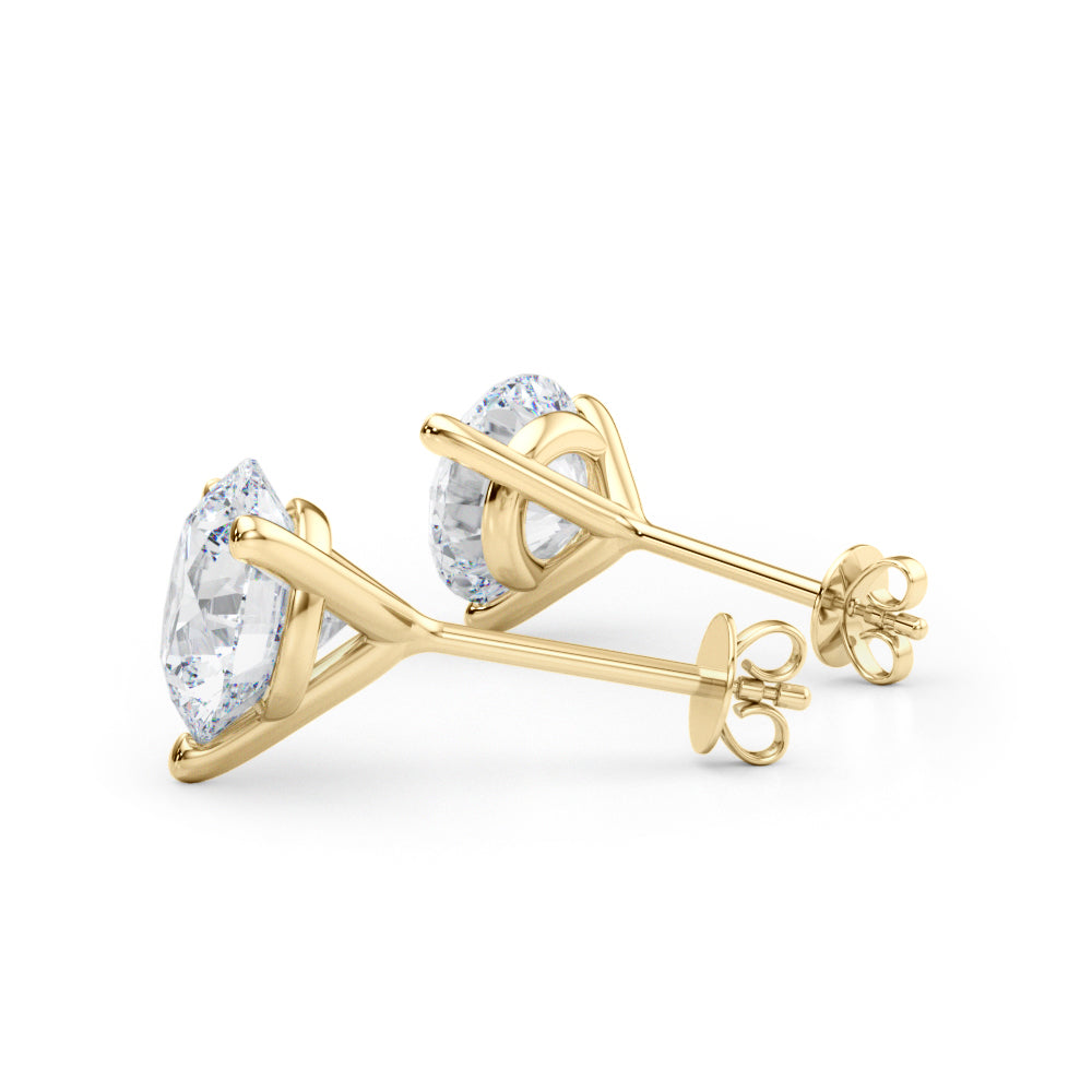 5 ct tw Lab Diamond (4 Cttw) 2Ct 3Prong Wire Stud Earring