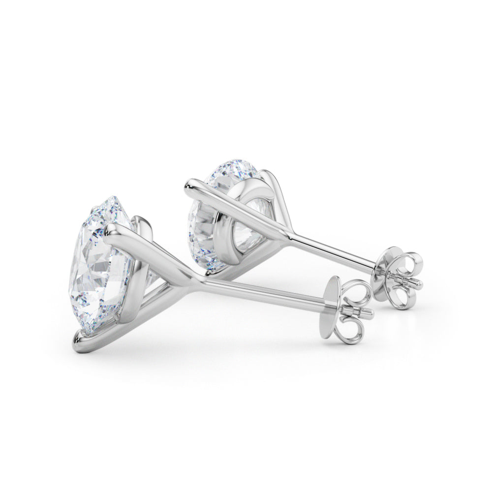 6 ct tw Lab Diamond (4 Cttw) 2Ct 3 Prong Wire Stud Earring
