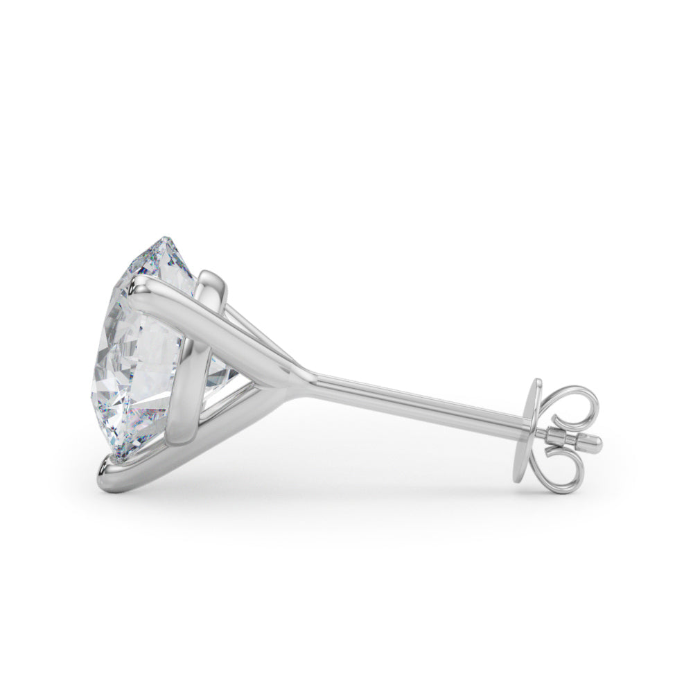 6 ct tw Lab Diamond (4 Cttw) 2Ct 3 Prong Wire Stud Earring