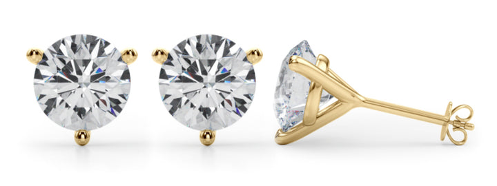 7 ct tw Lab Diamond (4 Cttw) 2Ct 3 Prong Wire Stud Earring