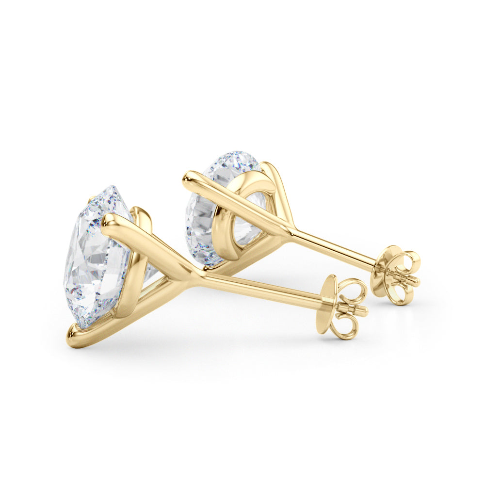 7 ct tw Lab Diamond (4 Cttw) 2Ct 3 Prong Wire Stud Earring