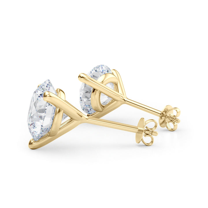 7 ct tw Lab Diamond (4 Cttw) 2Ct 3 Prong Wire Stud Earring