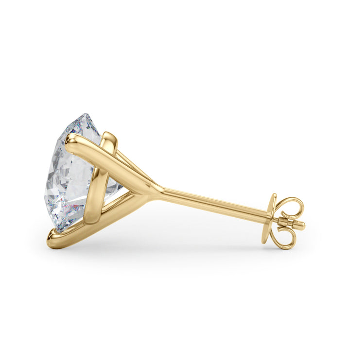 7 ct tw Lab Diamond (4 Cttw) 2Ct 3 Prong Wire Stud Earring