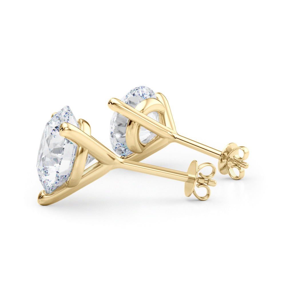 8 ct tw Lab Diamond (4 Cttw) 2Ct 3Prong Wire Stud Earring