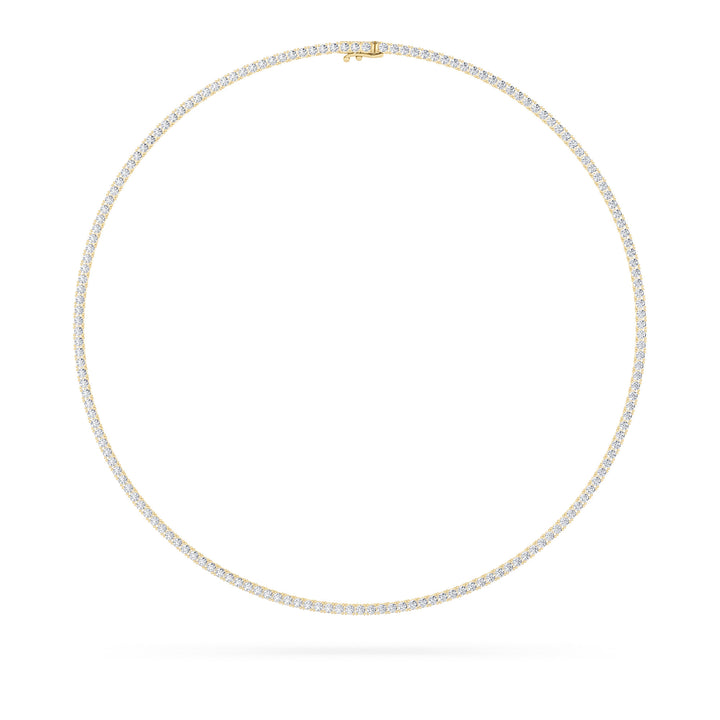 14K Yellow Gold Lab Diamond Necklace 9.63ctw
