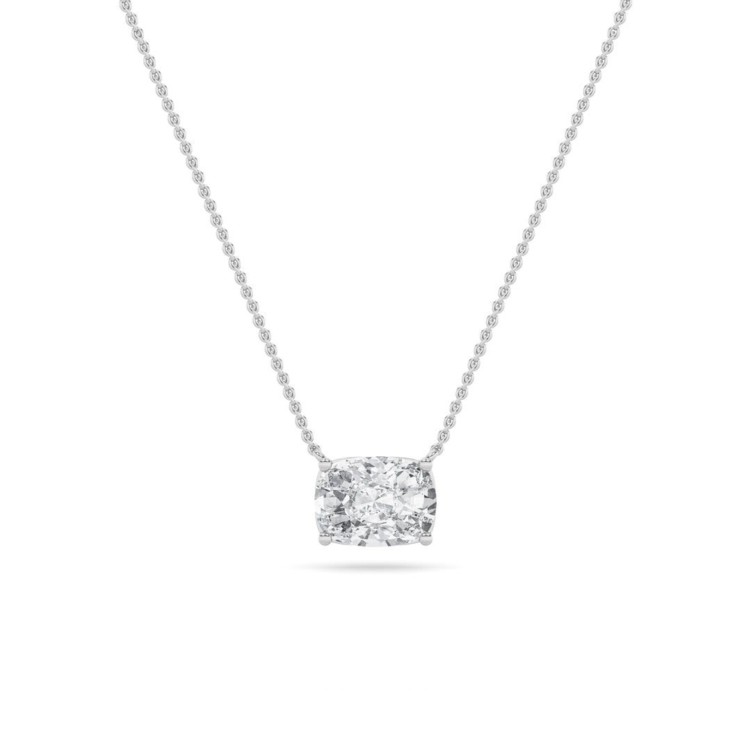 14K White Gold 2.6ctw Lab Diamond Pendant