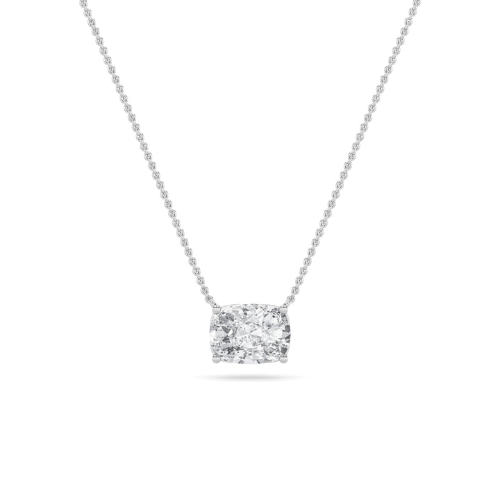 14K White Gold 2.6ctw Lab Diamond Pendant