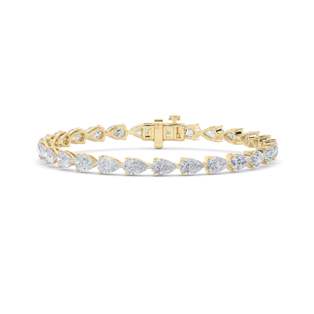 14KY 6ct Lab Diamond Tennis Bracelet Timeless Shine