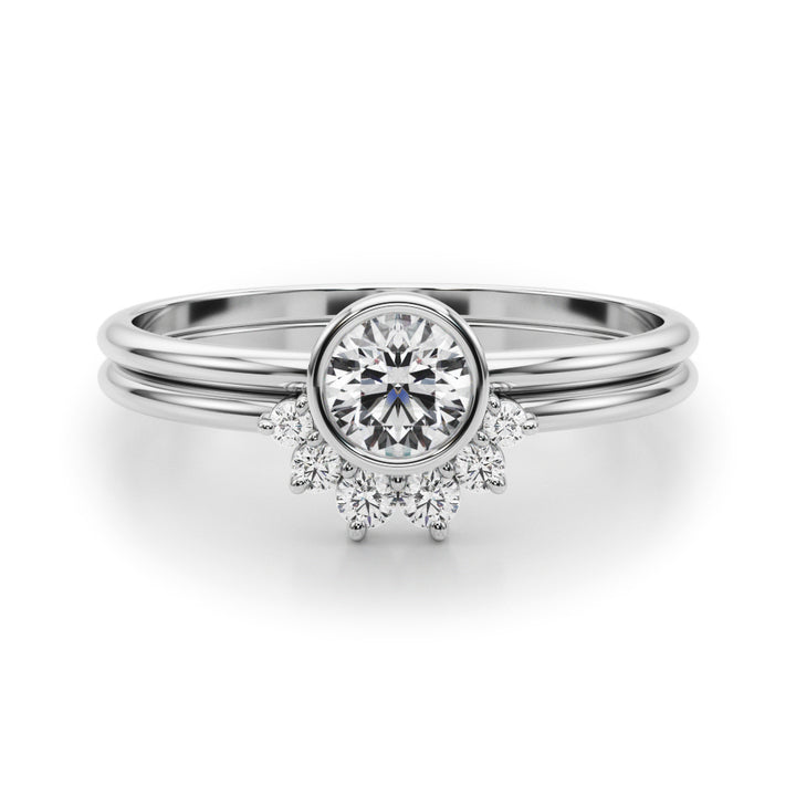LAB GROWN DIAMOND FASHION RING ROUND