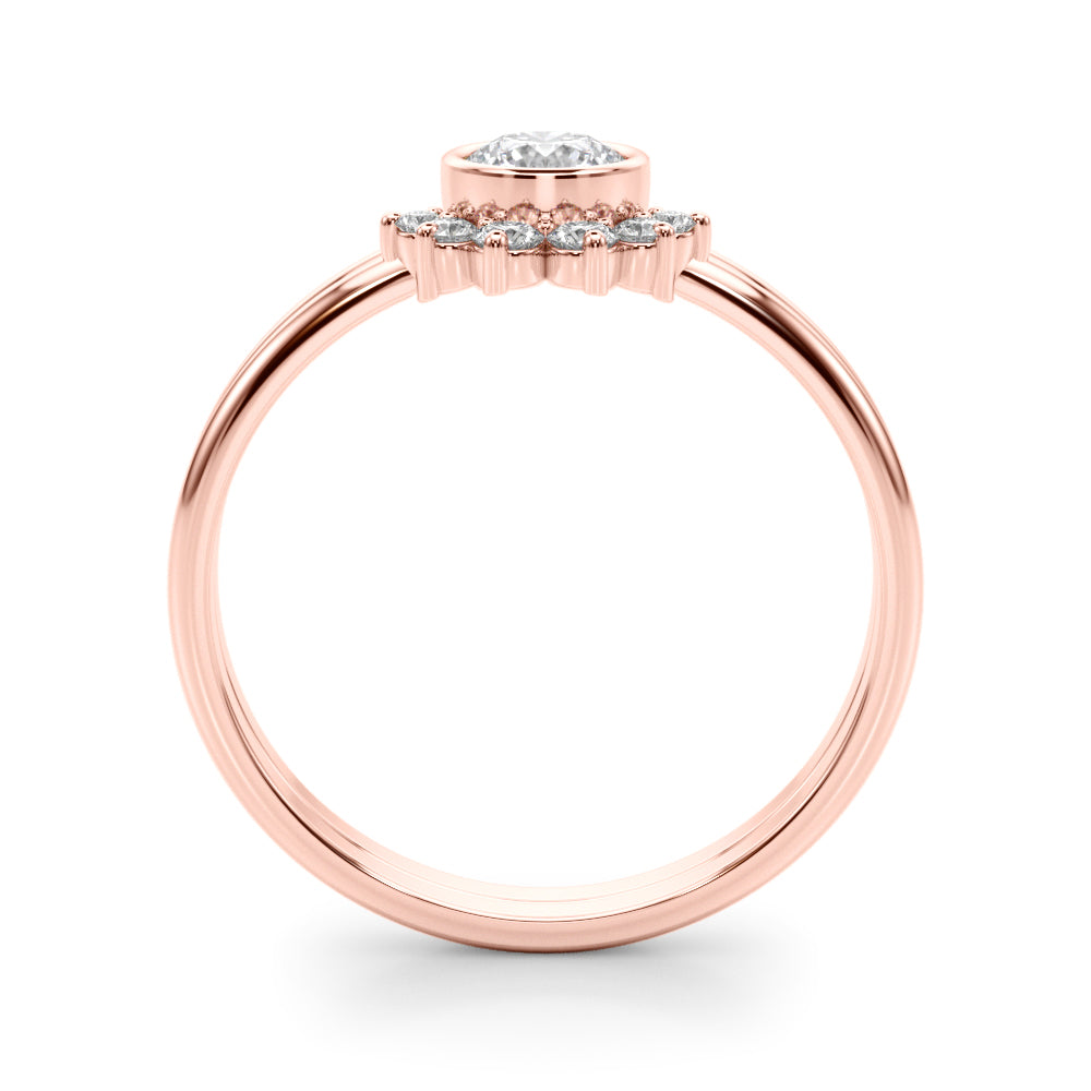LAB GROWN DIAMOND FASHION RING ROUND
